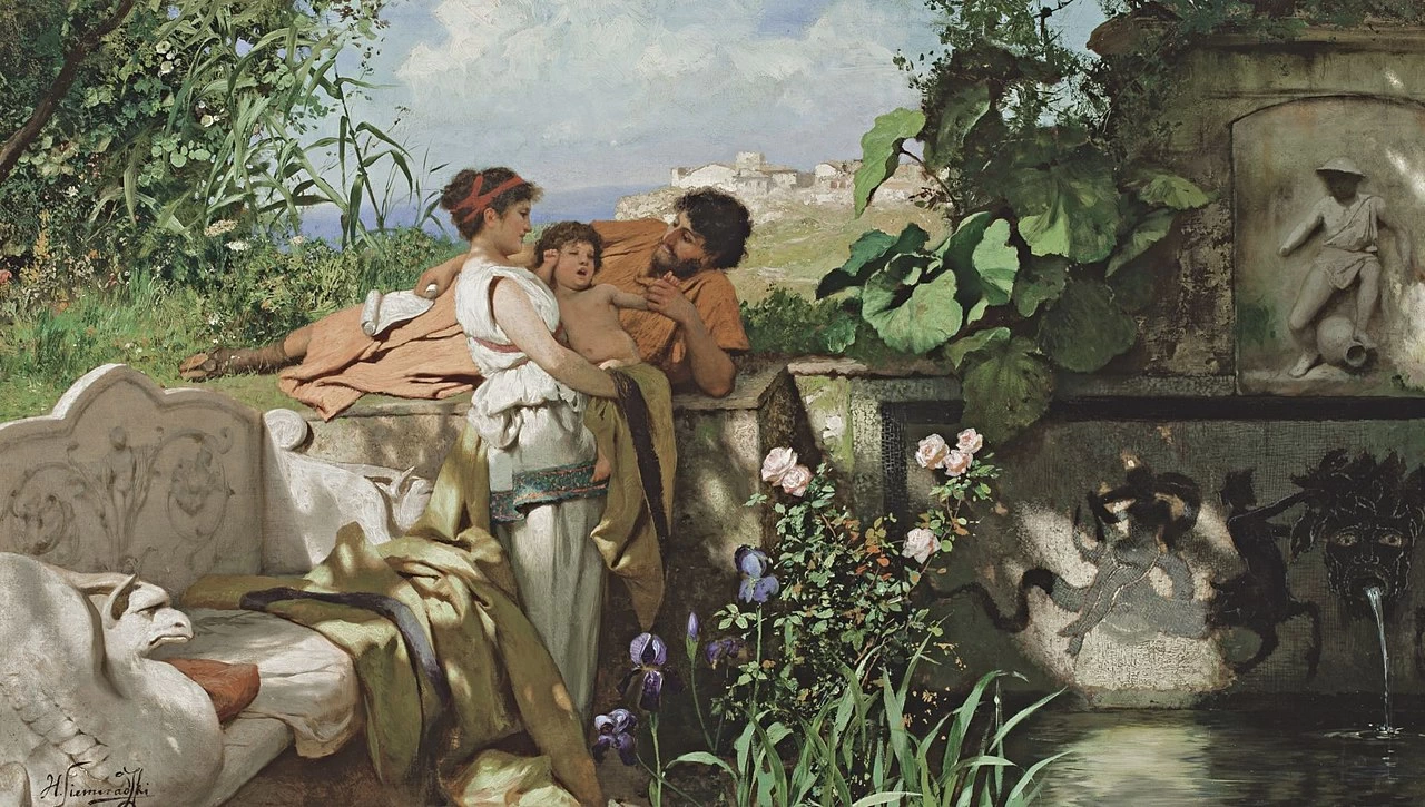Henryk Siemiradzki - Presso la fontana